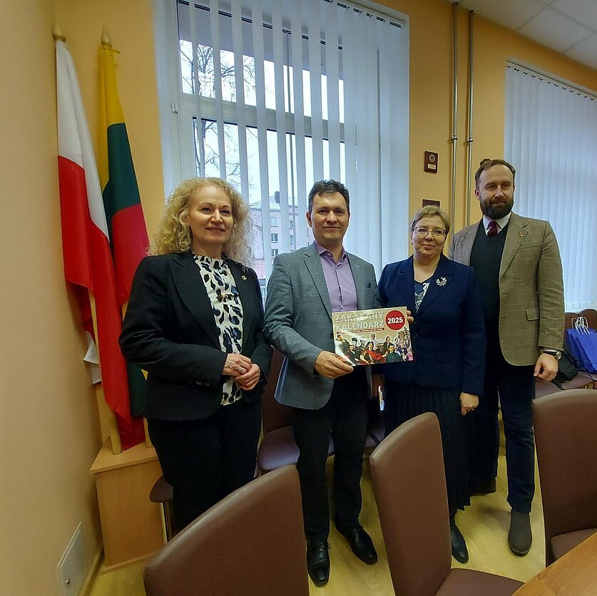 Fot. R. Dunajewska / LRT, Spotkanie w Gimnazjum im. Sz. Konarskiego w Wilnie