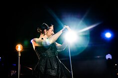 Ievos Narkutės koncerto akimirka