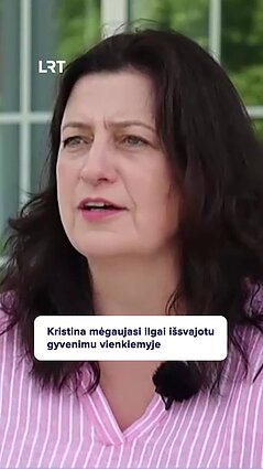 Kokiu tikslu Kristina atsikėlė gyventi į kaimą?