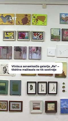 Mažiausia Vilniaus galerija „Ra“: ar buvote apsilankę?