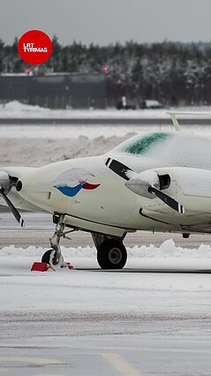 Helsinkyje sulaikytas Lietuvoje parduotas ir į Rusiją skridęs lėktuvas