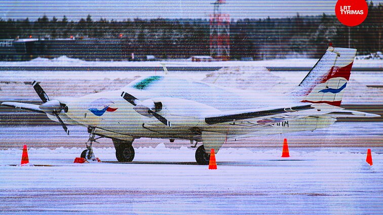 Įtariama, kad galėjo būti apeinamos sankcijos: Helsinkyje sulaikytas lietuviškas lėktuvas