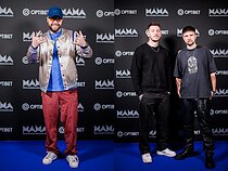 M.A.M.A. nominantų paskelbimo ceremonijos akimirka - Remis Retro ir „8 Kambarys“