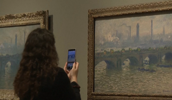 Londone pirmą kartą eksponuojama Claude Monet Temzės paveikslų serija