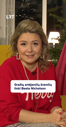 Artėjančių švenčių proga – Beatos palinkėjimas!