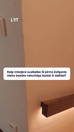 Interjero autorė 2 aukštų bute nepabijojo nestandartinių sprendimų
