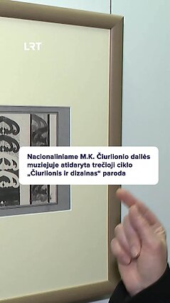 M. K. Čiurlionio parodoje – dailininko potepiai, ant popieriaus užtiškę rašalo lašai