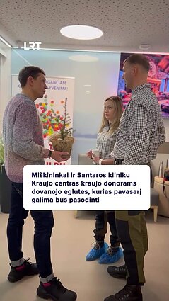 Kraujo donorams – eglutė dovanų!