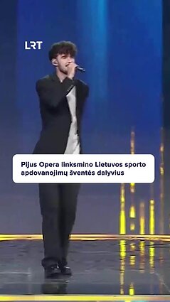Netikėta repo improvizacija Lietuvos sporto apdovanojimuose