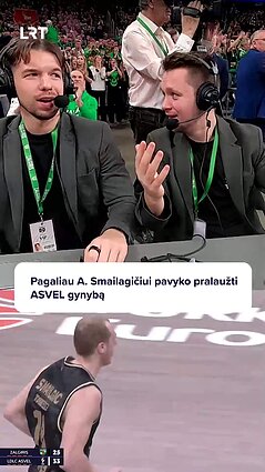 Smailagičiaus smūgis ASVEL gynybai