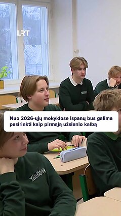 Pirmoji užsienio kalba – ispanų?