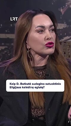 Kaip Džordana Butkutė sudegino sutuoktinio Kalėdų eglutę?