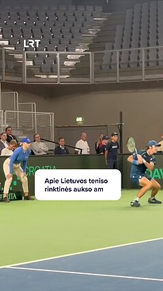 Pirma šalies teniso raketė Gaubas apie rinktinę ir nepamirštamą mačą