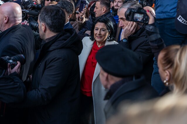 Salomė Zurabišvili palieka prezidento rūmus