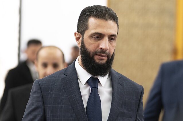 Sirijos lyderis Ahmedas al Sharaa Sirijos lyderis Ahmedas al Sharaa