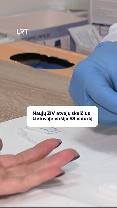 Naujų ŽIV atvejų skaičius Lietuvoje viršija ES vidurkį