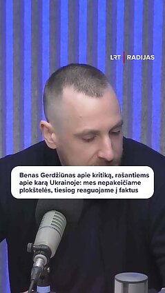 Karą Ukrainoje nušviečiantis LRT žurnalistas apie kritiką ir „linkėjimus“ mirti
