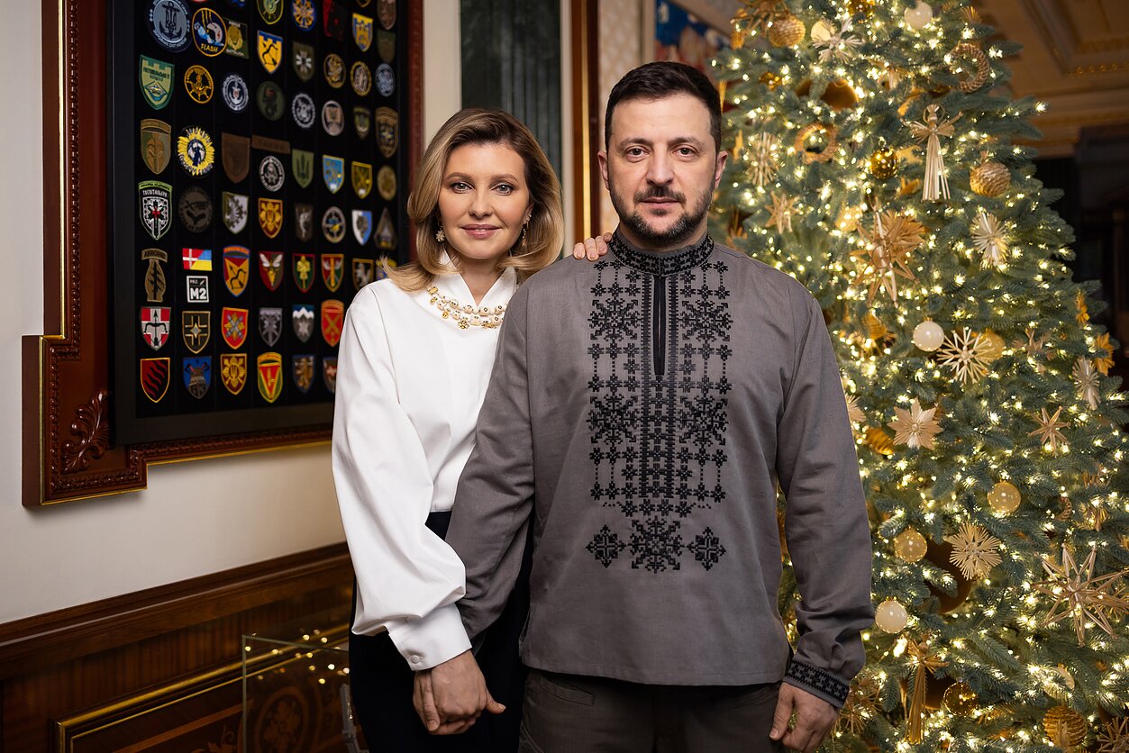 Olena Zelenska ir Volodymyras Zelenskis
