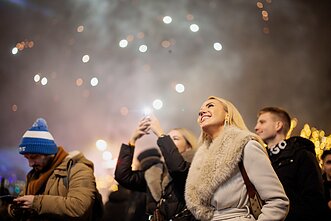 Vilnius pasitiko naujuosius 2025-uosius metus