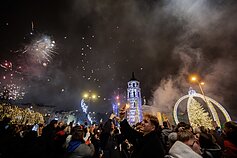 Vilnius pasitiko naujuosius 2025-uosius metus