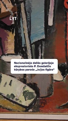 Domšaičio kūrybos paroda „Jo/jos figūra“: portretai ir peizažai