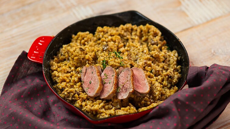 Tiks didžiausiai šventei paminėti: perlinių kruopų rizoto su kepta antimi receptas