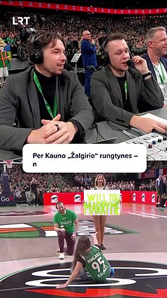 Ji pasakė „Taip“ per Kauno „Žalgirio“ rungtynes!