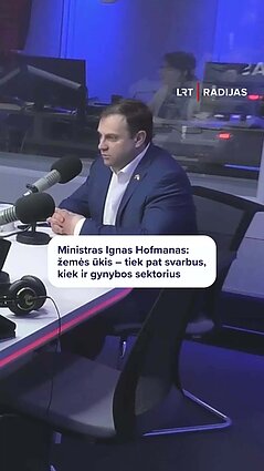 Žemės ūkio ministras apie siekį šią sritį pripažinti svarbia nacionaliniam saugumui