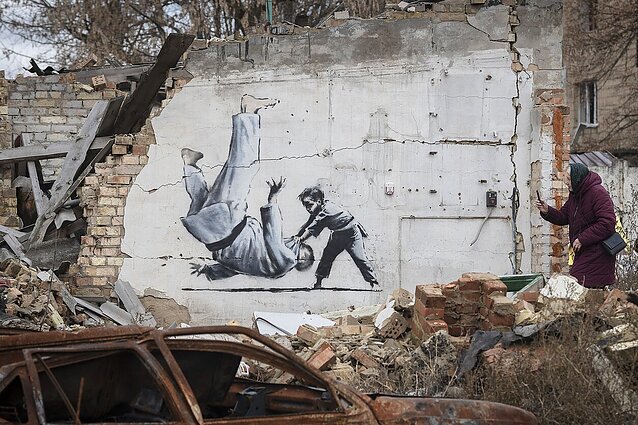 Banksy menas – ir Kopenhagoje: atidaryta kultinio gatvės menininko darbų paroda