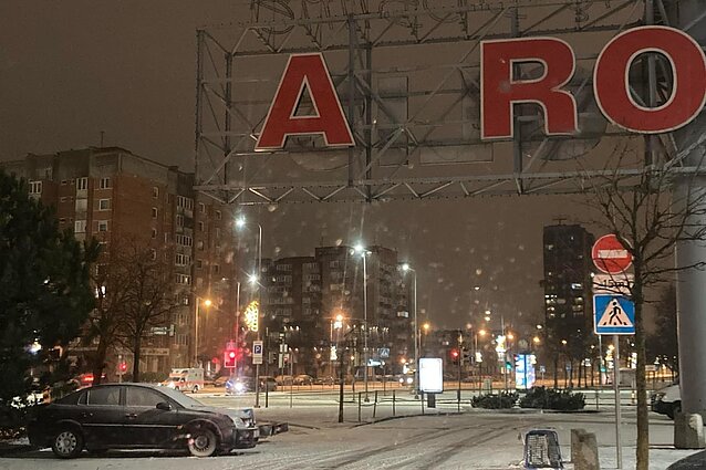 Audros padariniai Klaipėdoje