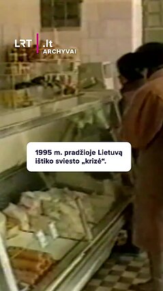 1995 m. pradžioje Lietuvą ištiko sviesto „krizė“