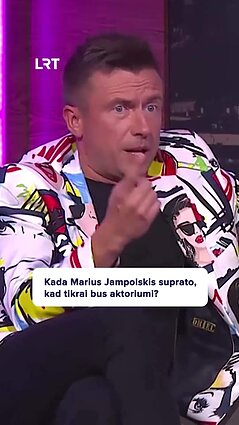 Marius Jampolskis: štai, kada supratau, kad tapsiu aktoriumi