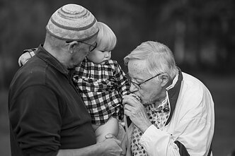 Vytautas V. Landsbergis kartu su Vytautu Landsbergiu