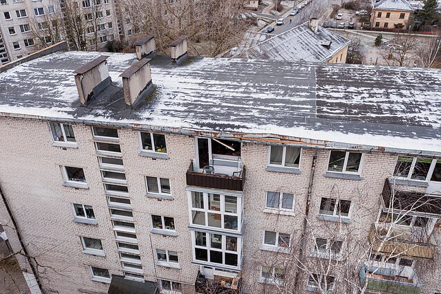 Sprogimas Naujininkų daugiabutyje