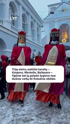 Vilniuje Trys Karaliai pažymėjo švenčių pabaigą