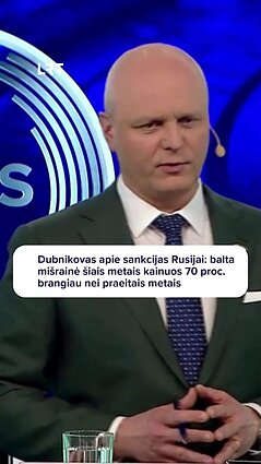Marius Dubnikovas: sankcijos Rusijai veikia labai puikiai
