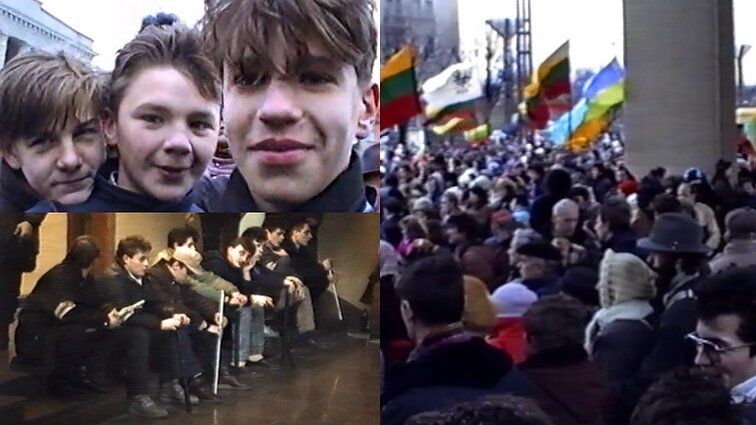 „Raudonasis maras naikina viską iš eilės“: dar nematyti vaizdo įrašai iš 1991-ųjų sausio