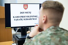 Sudaromas 2025 m. karo prievolininkų sąrašas, į kurį bus įtraukti konstitucinę pareigą turintys atlikti jaunuoliai Sudaromas 2025 m. karo prievolininkų sąrašas, į kurį bus įtraukti konstitucinę pareigą turintys atlikti jaunuoliai