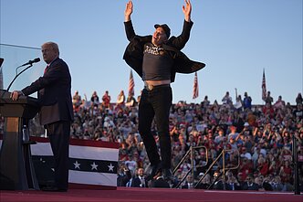 Elonas Muskas ir Donaldas Trumpas