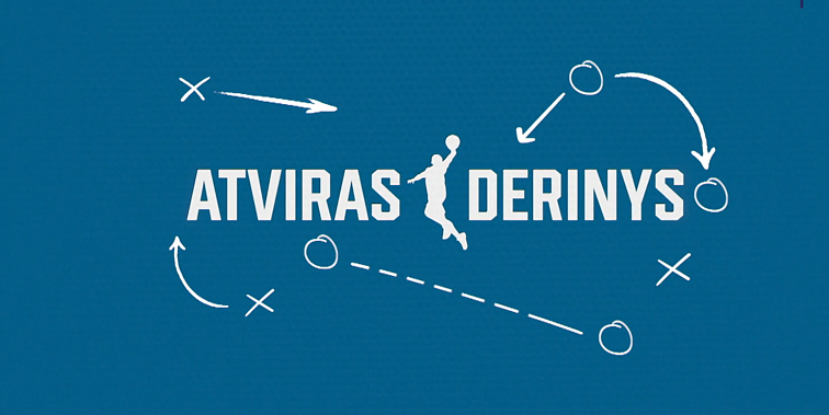 Sporto laida „Atviras derinys“.