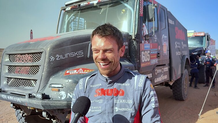 Devintajame Dakaro ralio greičio ruože trečias finišavęs Žala: buvo labai klaidžių vietų