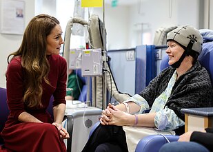 Velso princesės apsilankymas vėžio centre Velso princesės apsilankymas vėžio centre