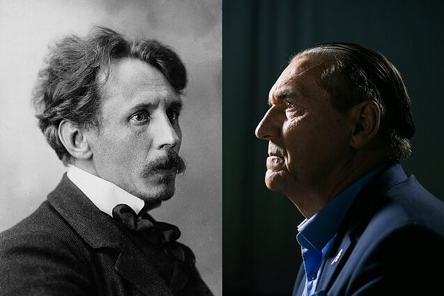 M. K. Čiurlionis ir Algirdas Kaušpėdas M. K. Čiurlionis ir Algirdas Kaušpėdas