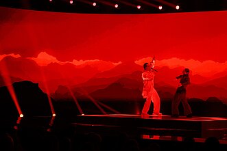 Trečiosios nacionalinės atrankos EUROVIZIJA.LT laidos filmavimo akimirkos, Gebrasy