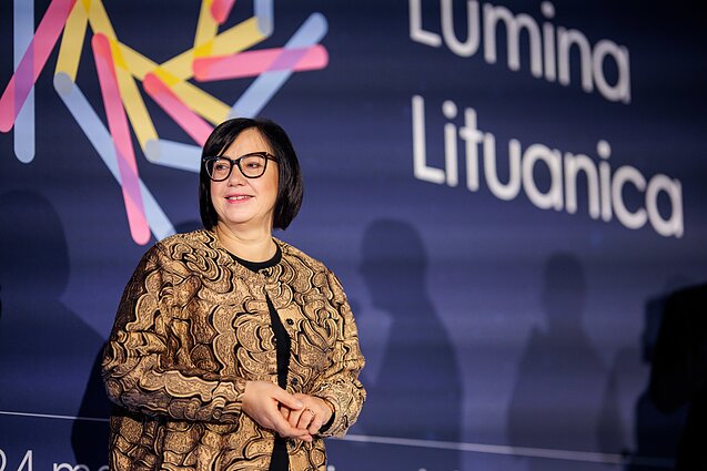 Valdovų rūmuose Vilniuje penktadienį pagerbti medalius tarptautinėse olimpiadose pelnę mokiniai.
