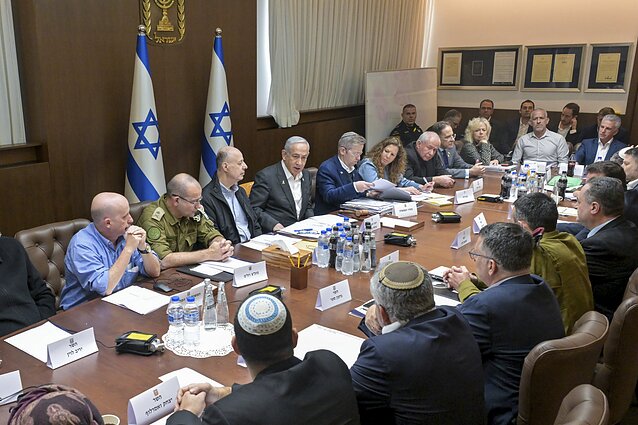 Izraelio Saugumo taryba balsuoja dėl paliaubų