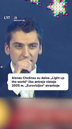 Alanas Chošnau su daina „Light up the world“ liko antroje vietoje 2005 m. „Eurovizijos“ atrankoje