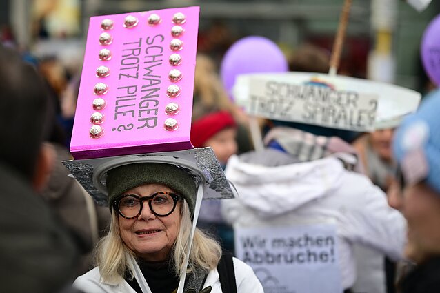 Protestas prieš abortų ribojimus Vokietijoje Protestas prieš abortų ribojimus Vokietijoje