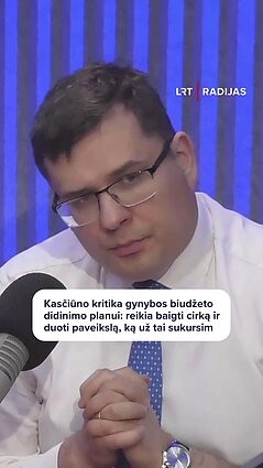Kasčiūnas apie idėjas didinti išlaidas gynybai: nerimtai paruoštas klausimas