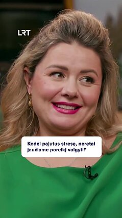 Kas vyksta su mūsų kūnu, kai bandome stresą „užvalgyti“?
